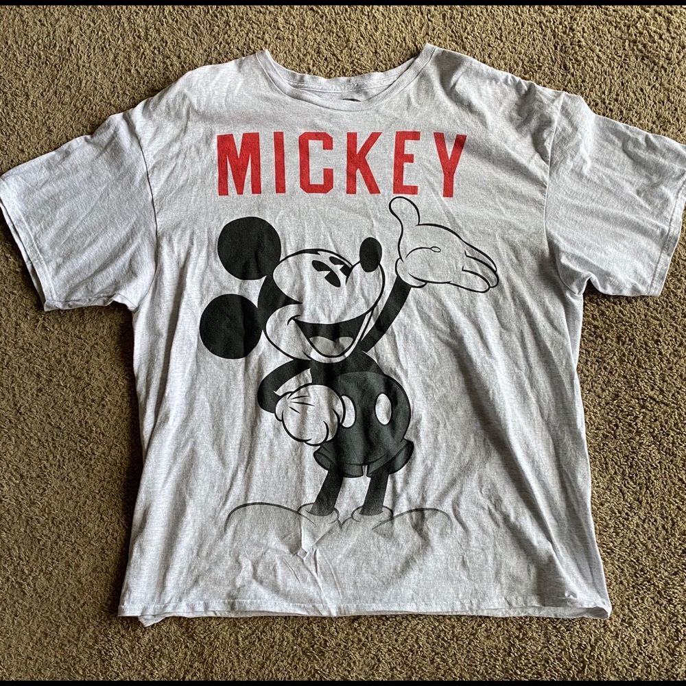 Disney Mickey Mouse All Over Print T Shirt 2XL
